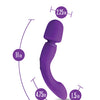 Blush Wellness Dual Sense Double Ended Massager - Purple