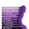 Blush Wellness Dual Sense Double Ended Massager - Purple