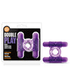 Blush Play With Me Double Play Dual Vibrating Cockring - Purple