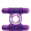 Blush Play With Me Double Play Dual Vibrating Cockring - Purple