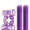 Blush Play With Me Double Play Dual Vibrating Cockring - Purple