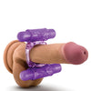 Blush Play With Me Double Play Dual Vibrating Cockring - Purple