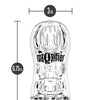 Blush M for Men Soft and Wet Magnifier Stroker - Clear