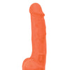 Blush Neo Elite 7.5" Silicone Dual Density Cock w/Balls - Neon Orange