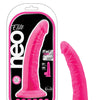 Blush Neo Elite 7.5" Silicone Dual Density Cock w/Balls - Neon Pink