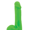Blush Neo Elite 6" Silicone Dual Density Cock w/Balls - Neon Green