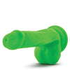 Blush Neo Elite 6" Silicone Dual Density Cock w/Balls - Neon Green