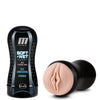 Blush M for Men Soft and Wet Pussy with Pleasure Orbs Self Lubricating Stroker - Vanilla