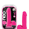 Blush Neo Elite 8" Silicone Dual Density Cock w/Balls - Neon Pink