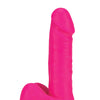 Blush Neo Elite 8" Silicone Dual Density Cock w/Balls - Neon Pink