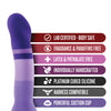 Blush Avant D2 Silicone Dildo - Purple Rain