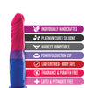 Blush Avant P8 Bisexual Pride Dildo - Love