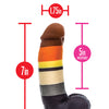 Blush Avant P9 Bear Pride Dildo - Multi Color