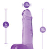 Blush B Yours Plus 7.25" Rock n Roll Dildo - Purple