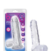Blush B Yours Plus 7.25" Rock n Roll Dildo - Clear