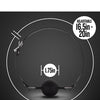 Blush Noir Breathable Silicone Ball Gag - Black