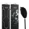 Blush Noir Soft Feather Tickler - Black
