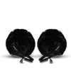 Blush Noir Pom Adjustable Nipple Clamps - Black
