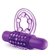 Blush Play With Me the Player Vibrating Double Strap Cockring - Purple