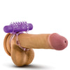 Blush Play With Me the Player Vibrating Double Strap Cockring - Purple