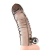 Blue Line C & B 5.25" Vibrating Penis Enhancing Sleeve Extension - Smoke