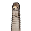 Blue Line C & B 6" Ribbed Realistic Penis Enhancing Sleeve Extension - Smoke