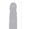 Blue Line C & B 6" Ribbed Realistic Penis Enhancing Sleeve Extension - Smoke