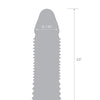 Blue Line C & B 6.5" Triple Sensation Penis Enhancing Sleeve Extension - Smoke