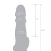 Blue Line C & B 6.75" Girthy Penis Enhancing Sleeve Extension - Clear