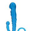 Blue Line C & B 4.5" Beginners Prostate Massager - Jelly Blue