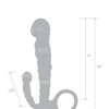 Blue Line C & B 4.5" Beginners Prostate Massager - Jelly Blue