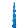 Blue Line C & B 8.5" Anal Beads w/Suction Base - Jelly Blue
