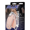 Blue Line Cock Cage w/Anal Stimulator - Silver