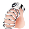 Blue Line Urethral Play Cage - Silver