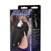 Blue Line 2" Silicone Mini Cock Cage With Ball Divider - Black