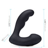 Blue Line Vibrating Prostate Prober w/Remote - Black