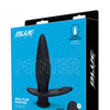 Blue Line Vibrating Anal Plug Pointer w/Remote - Black