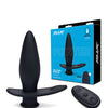 Blue Line Vibrating Anal Plug Pointer w/Remote - Black