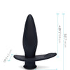 Blue Line Vibrating Anal Plug Pointer w/Remote - Black