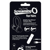 Screaming O My Secret Bullet & Ring for Him - Black