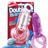 Screaming O DoubleO 8 Vibrating Double Cock Ring - Asst. Colors