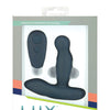 Lux Active Revolve 4.5" Rotating & Vibrating Anal Massager - Dark Blue