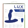 Lux Active Revolve 4.5" Rotating & Vibrating Anal Massager - Dark Blue