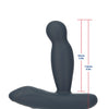 Lux Active Revolve 4.5" Rotating & Vibrating Anal Massager - Dark Blue