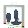 Lux Active Throb Anal Pulsating Massager w/Remote - Dark Blue