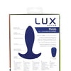Lux Active Throb Anal Pulsating Massager w/Remote - Dark Blue