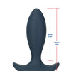 Lux Active Throb Anal Pulsating Massager w/Remote - Dark Blue