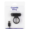 Cosmic Cock Ring w/Rechargeable Bullet - 9 Functions Black