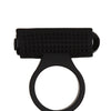 Cosmic Cock Ring w/Rechargeable Bullet - 9 Functions Black