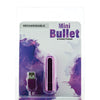 Mini Bullet Rechargeable Bullet - 9 Functions Purple